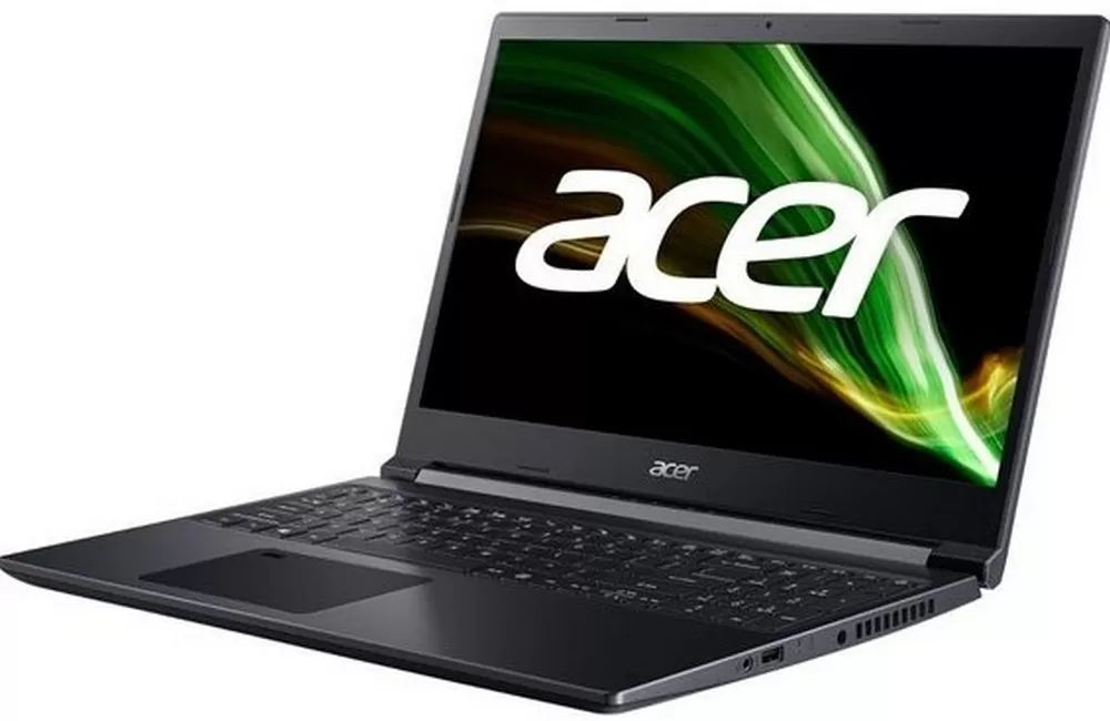Ноутбук Acer Aspire 7, NHQE5EX00F, 16 ГБ, FreeDOS, Черный