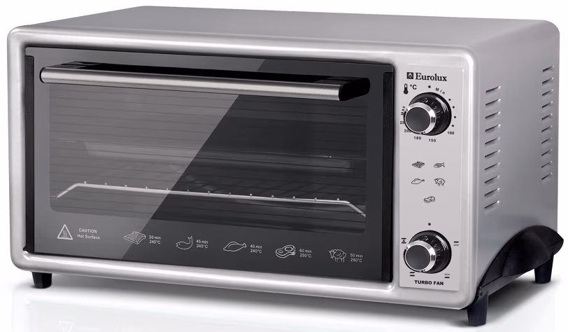 Cuptor electric Eurolux EMNK40G, 21 l, 1450 W, Inox 