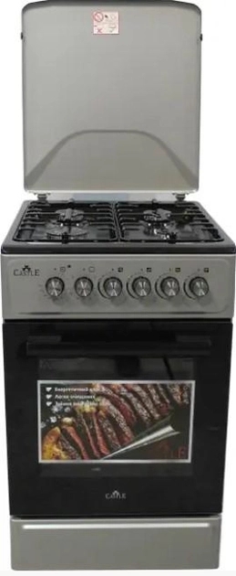 Газовая плита Castle CPG-50H / 4 конфорок / 50 см / Нержавеющая сталь photo 1 Газовая плита Castle CPG-50H / 4 конфорок / 50 см / Нержавеющая сталь photo 1