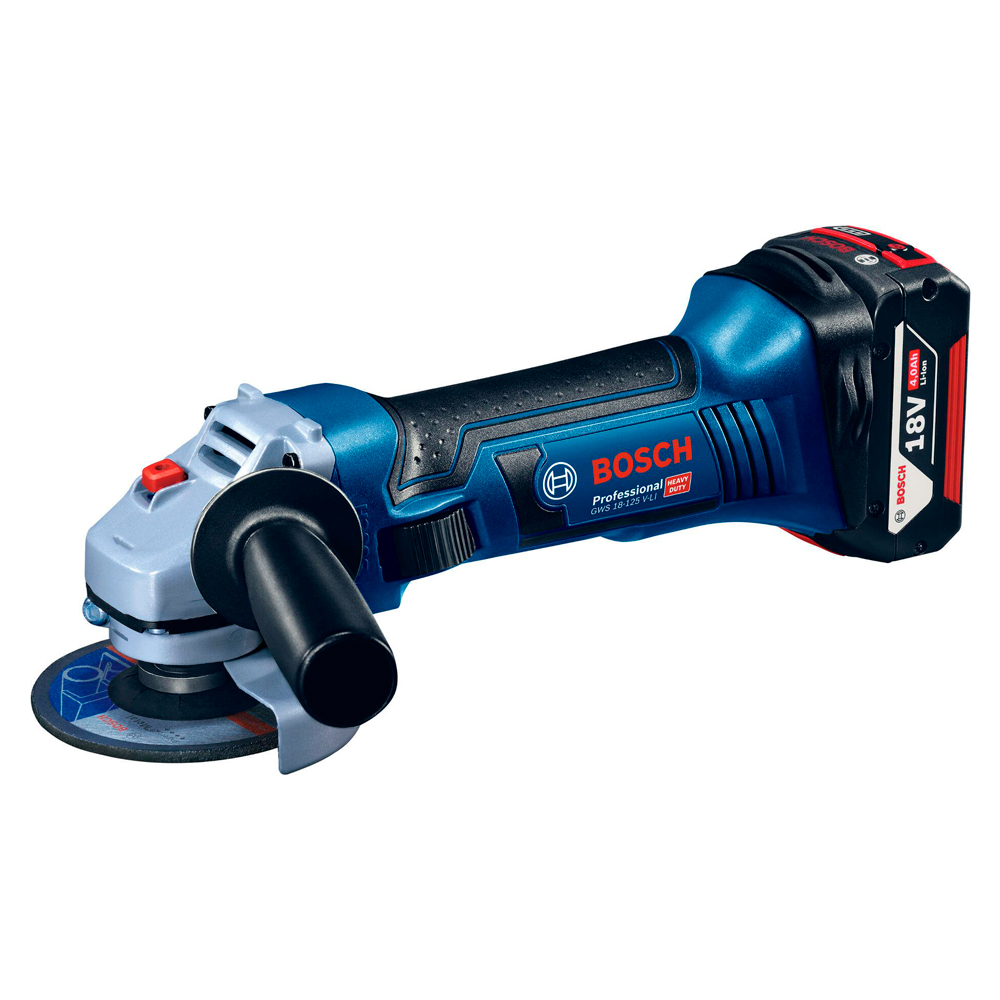 Угловая шлифмашина Bosch GWS 18V-Li 2x5.0Ah, 060193A30K photo 1