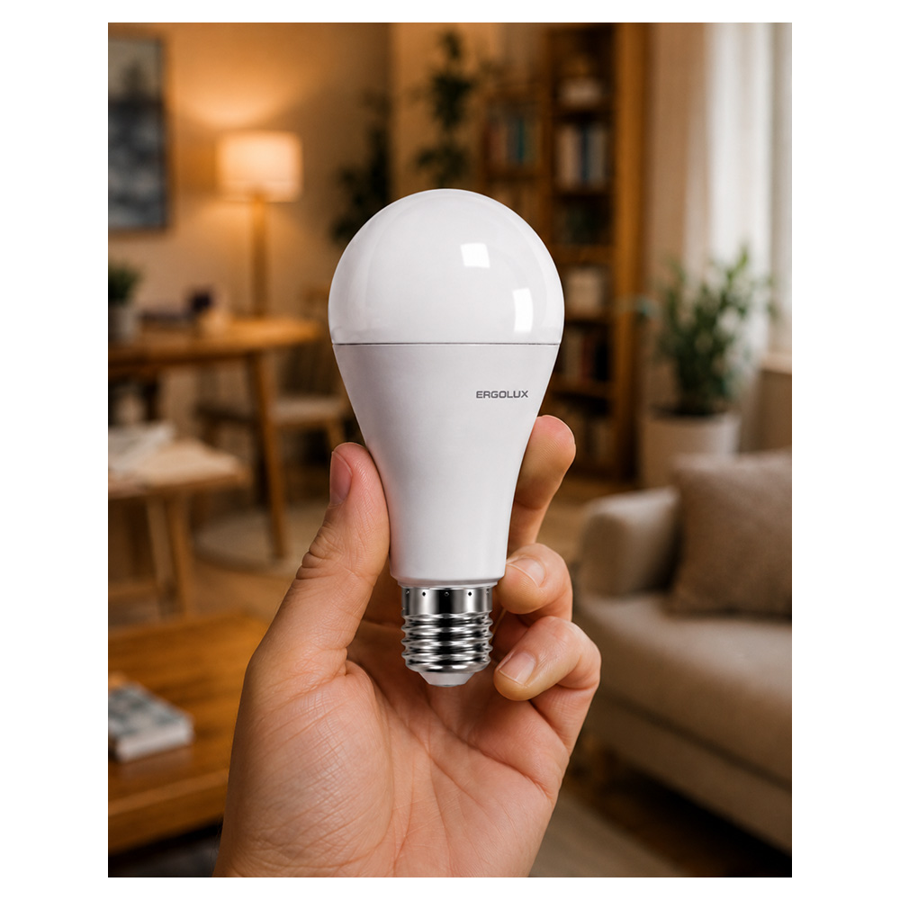 Светодиодная лампа Ergolux LED-A65-20W-E27-6K photo 5