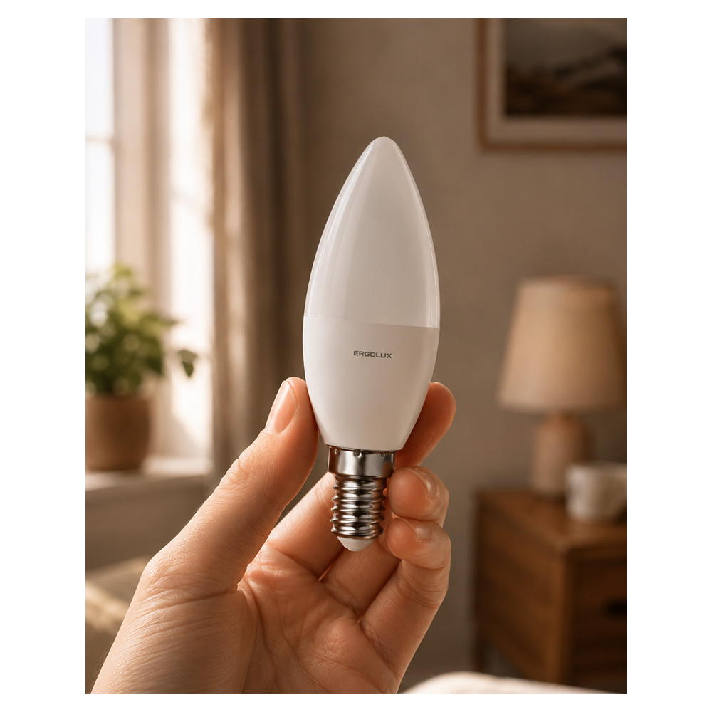 Bec LED Ergolux LED-C35-11W-E14-4K photo 7
