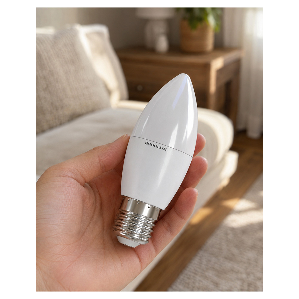 Bec LED Ergolux LED-C35-11W-E27-4K photo 7