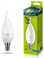 Bec LED Ergolux LED-CA35-7W-E14-4K