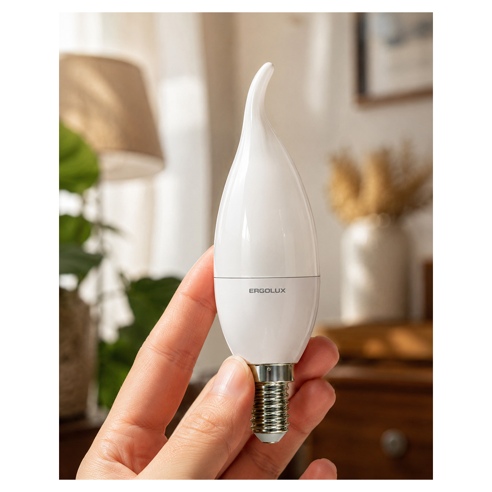 Bec LED Ergolux LED-CA35-7W-E14-6K photo 5