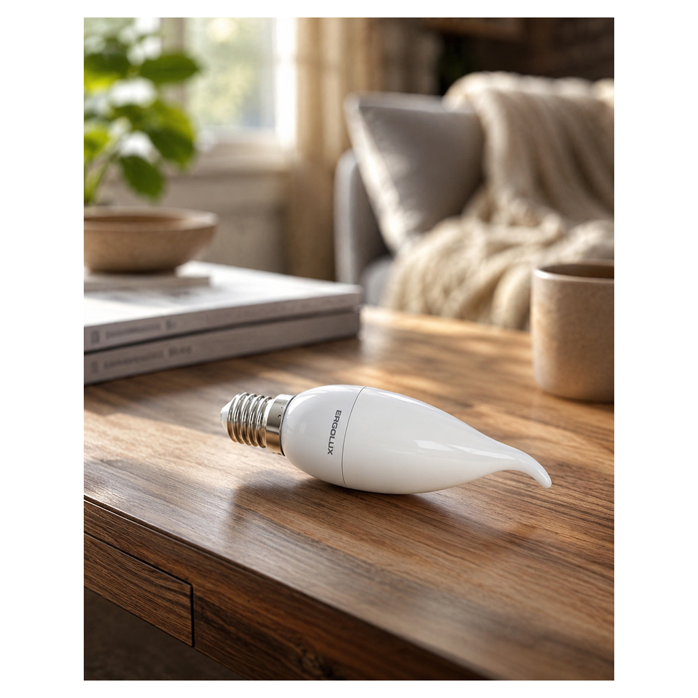 Bec LED Ergolux LED-CA35-7W-E14-6K photo 6