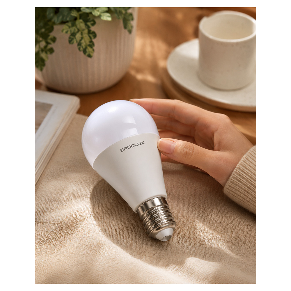 Bec LED Ergolux LED-G45-11W-E14-4K photo 6