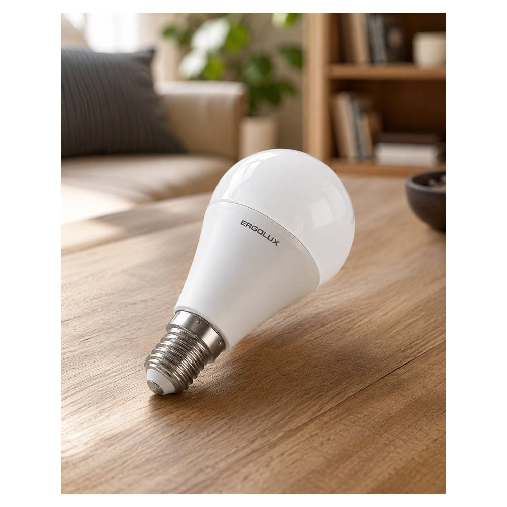 Bec LED Ergolux LED-G45-11W-E14-6K photo 6