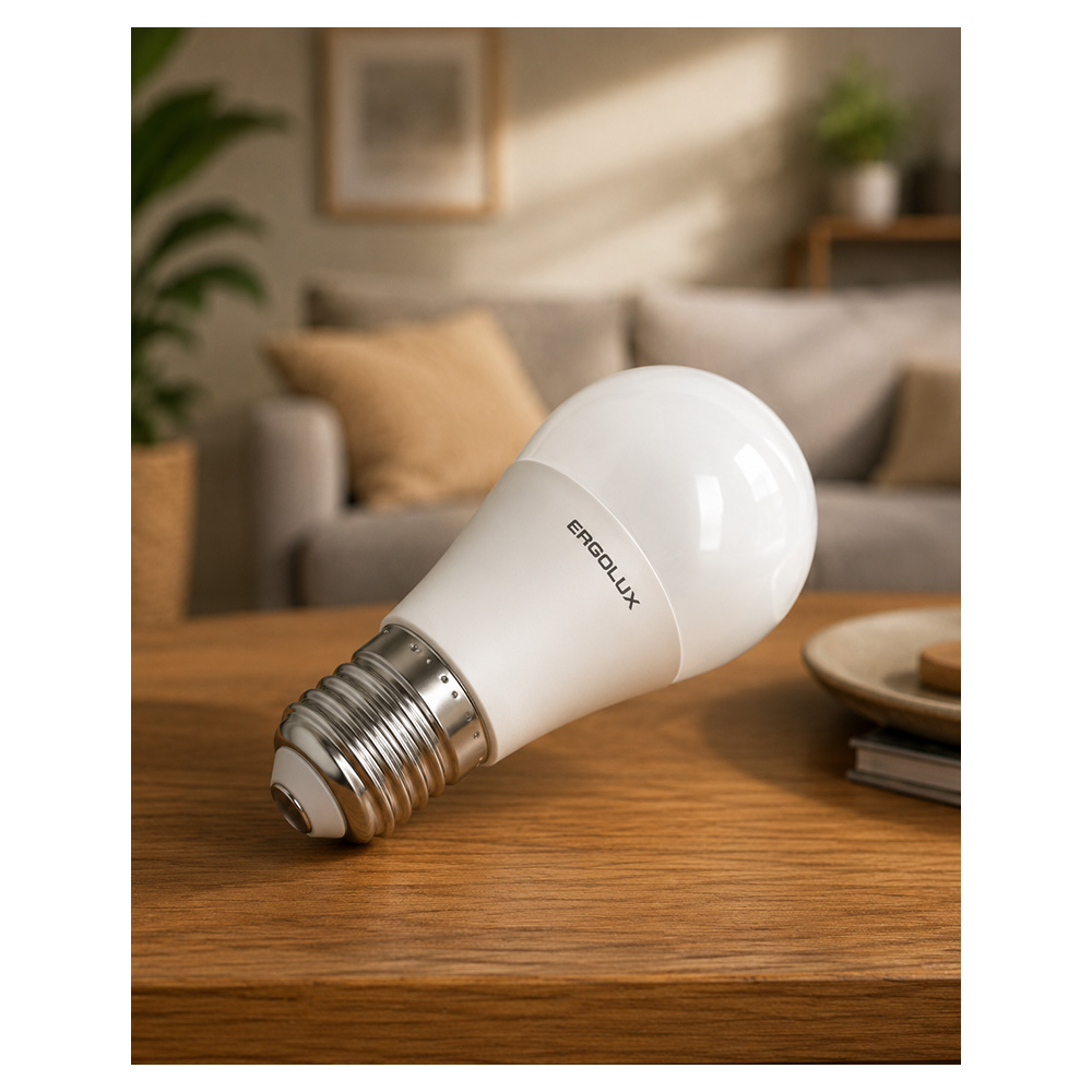 Bec LED Ergolux LED-G45-11W-E27-4K photo 6