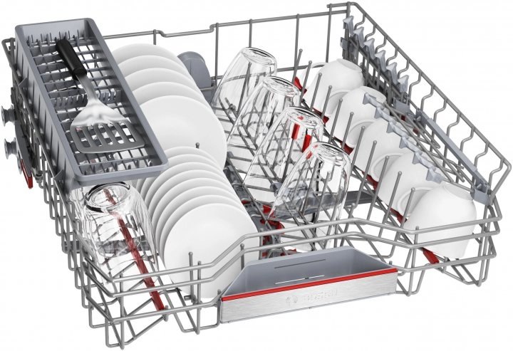 Посудомоечная машина встраиваемая Bosch SMV6ECX50K, 13 комплектов, 8программы, 59.8 см, A+++, Нерж. сталь