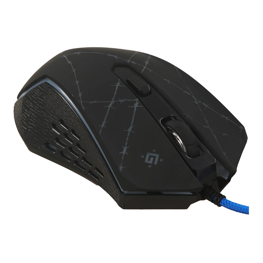 Проводная мышь Defender GM020L Черный / Оптическая / Черный photo 3