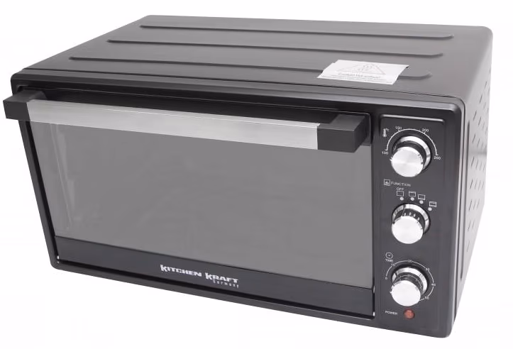 Cuptor electric Kitchen Kraft K50L, 50 l, 2000 W, Alb 
