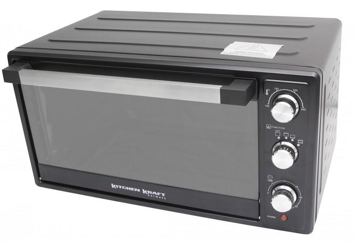 Cuptor electric Kitchen Kraft K50L, 50 l, 2000 W, Alb photo 
