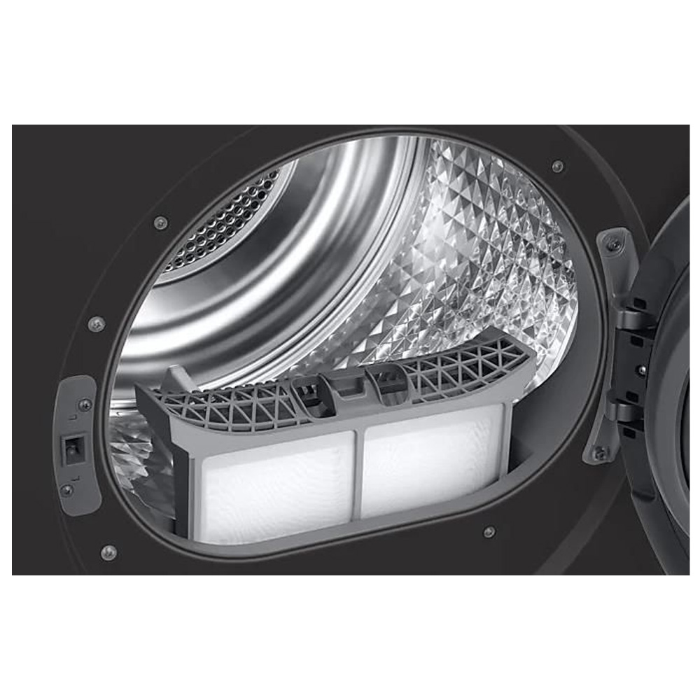 Комплект из двух приборов Samsung WW90T534DAX1S7+DV90T6240L кг / об/мин / / Черный photo 2
