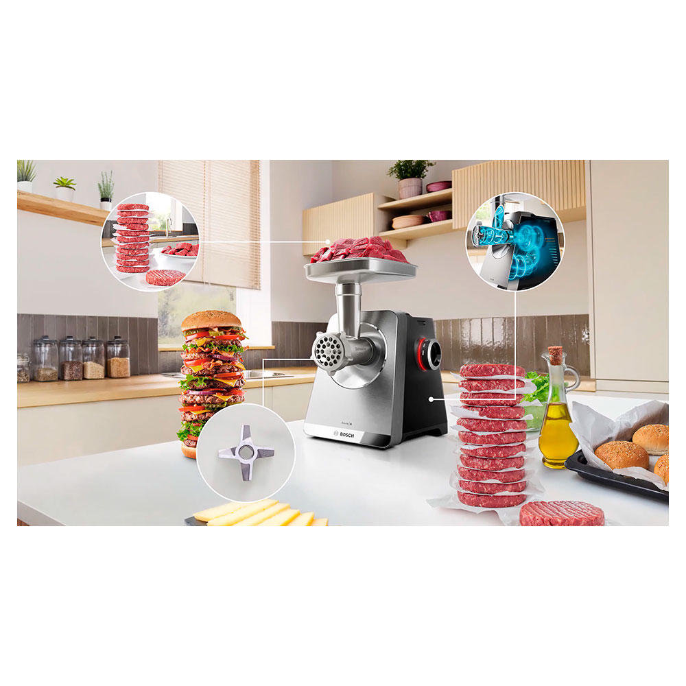 Мясорубка Bosch MultiPower MFWS820M photo 6