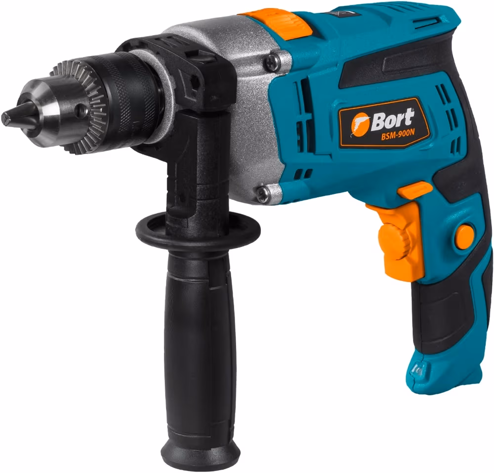 Дрель ударная Bort BSM900N 