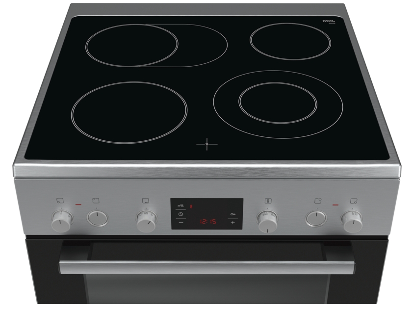 Электрическая плита Bosch HCA744250Q / 4 конфорок / Стеклокерамика photo 2