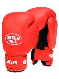 Перчатки для бокса Green Hill  SILVER  