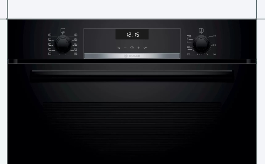 Встраиваемый духовой шкаф Bosch HBG517EB0R, 71 л, A, Черный photo 2