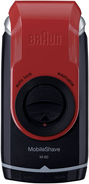 Aparat de ras Braun M60R Rosu photo 1 Aparat de ras Braun M60R Rosu photo 1