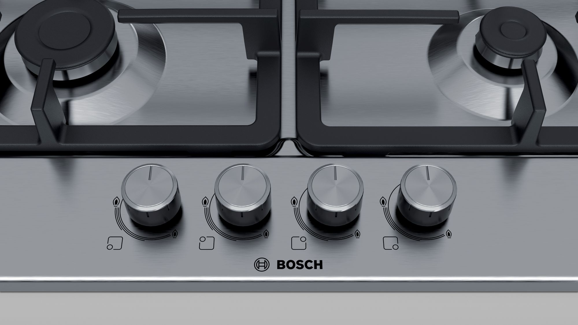 Встраиваемая  газовая панель Bosch PGP6B5O90R photo 4