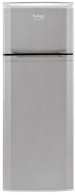 Frigider cu congelator sus Beko DSA25020S, 228 l, 145 cm, A+, Gri