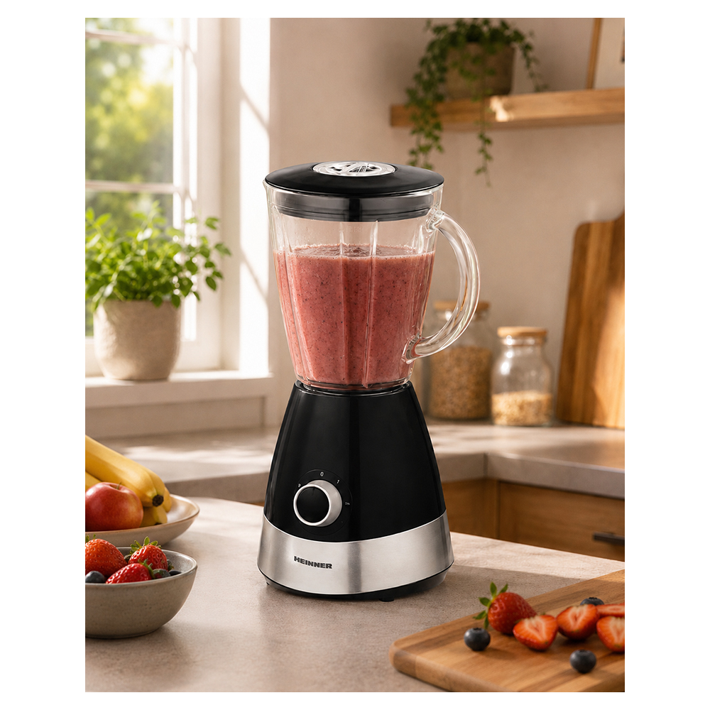 Блендер Cтационарный Heinner HBL550S Black / 2 скоростей / мл photo 5