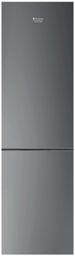 Холодильник с нижней морозильной камерой Hotpoint - Ariston HF 4180 S, 298 л, 185 см, A, Серебристый