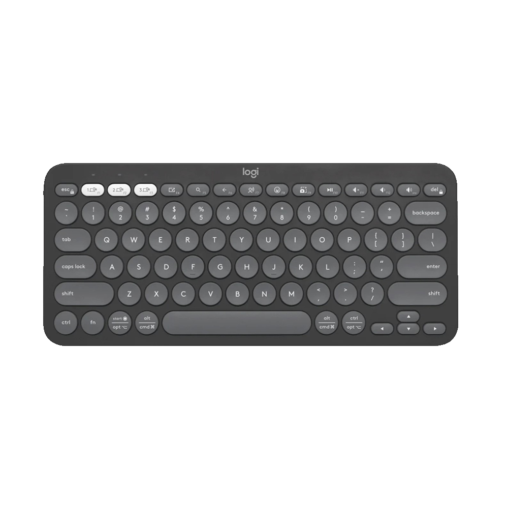 Клавиатура беспроводная Logitech Pebble Keys 2 K380s (920-011851) / Мембранная photo 1 Клавиатура беспроводная Logitech Pebble Keys 2 K380s (920-011851) / Мембранная photo 1