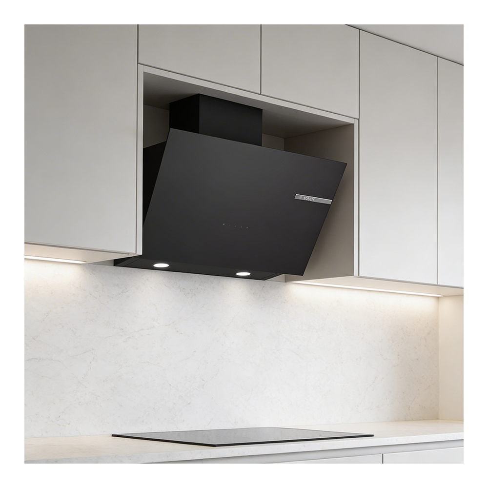 Hota Bosch DWK66PJ60T / Inclinata / Pina la 24 m.p / Negru photo 6