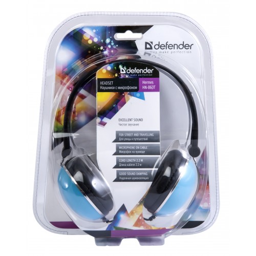 Наушники Defender Черный с серым / / Черный с серым photo 2