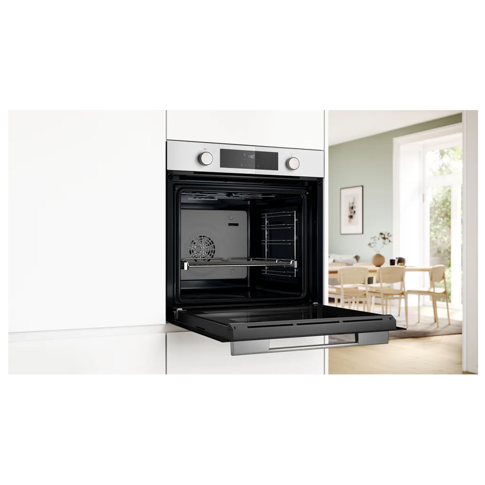 Cuptor electric incorp. cu aburi Bosch HUA736EV0T / 76 l. / A / Alb photo 5