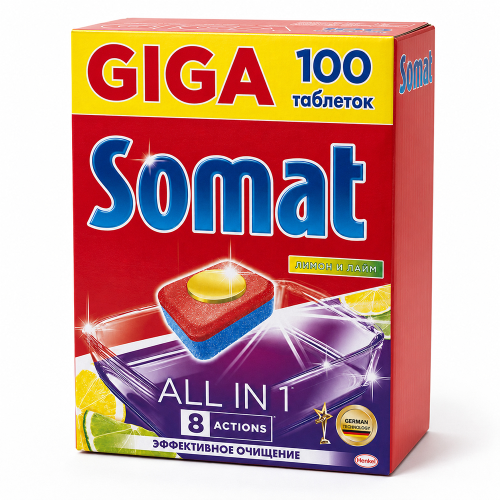 Таблетки для ПММ Somat SomatAllinOne100T photo 3