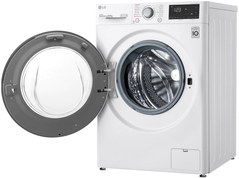 Cтирально-сушильная машина LG F4DV328S0U 8 кг /1400 об/мин /B /Белый photo 3