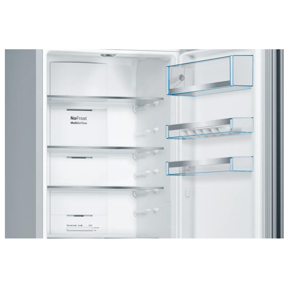 Холодильник двухдверный Bosch KGN39LB30U / 366 л / 203 см / E / Черный photo 4