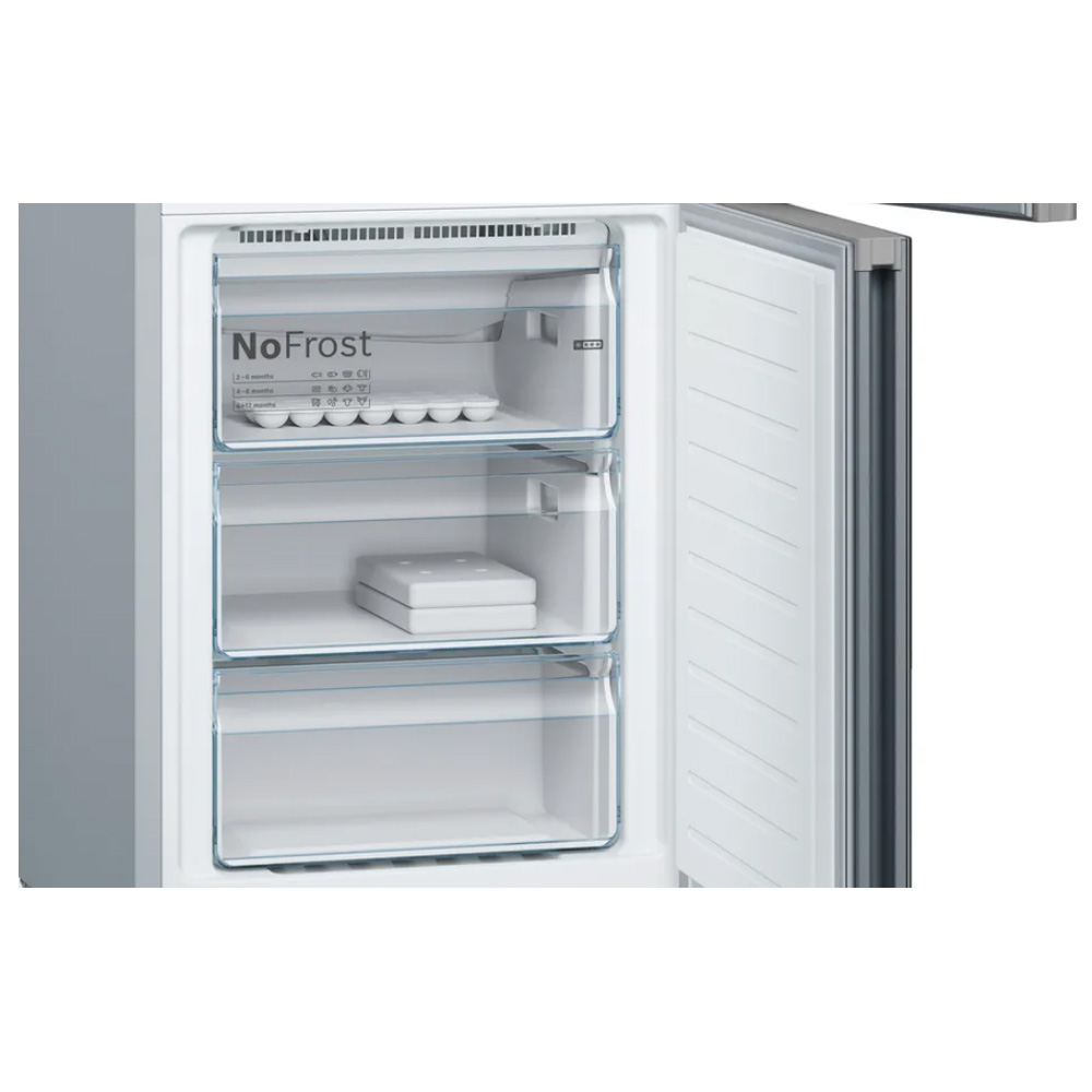 Холодильник двухдверный Bosch KGN39LB30U / 366 л / 203 см / E / Черный photo 5