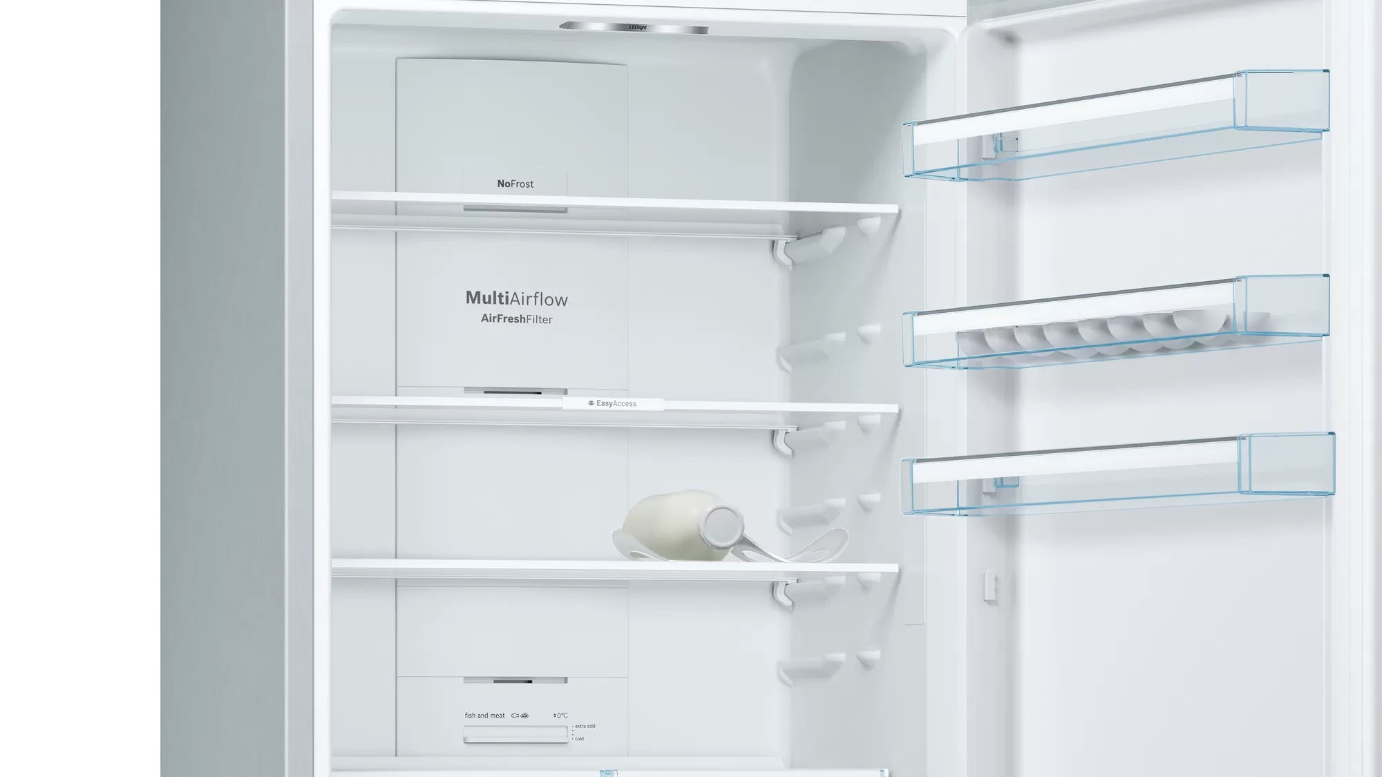 Frigider cu doua usi Bosch KGN49XL30U / 435 l / 203 cm / A+ / Gri photo 5