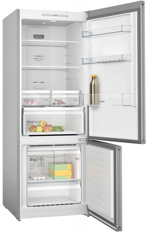 Frigider cu doua usi Bosch KGN55VL20U / 480 l / 186 cm / A+ / Inox photo 3