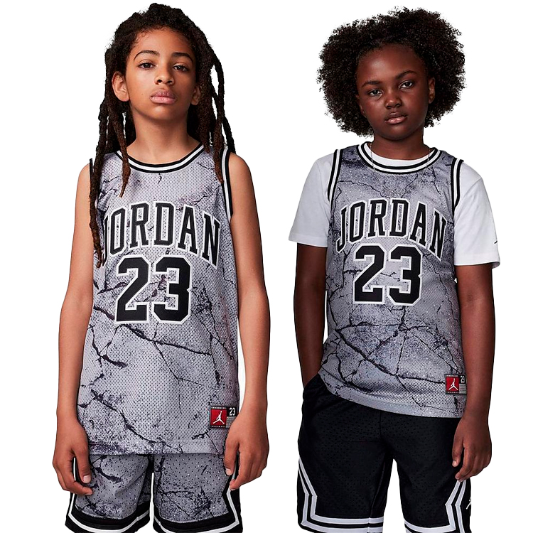 Майка Nike JDN JORDAN 23 AOP JERSEY / Мужской / L / Серый photo 2