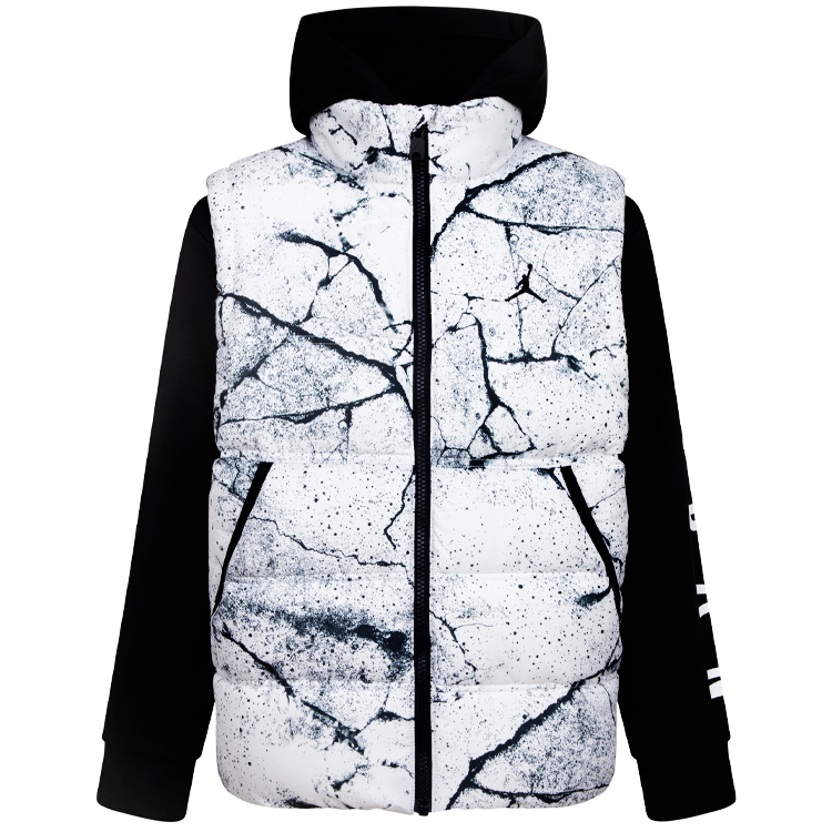 Scurta Nike JDB 2 FER JKT / Barbati / L / Negru-alb photo 2