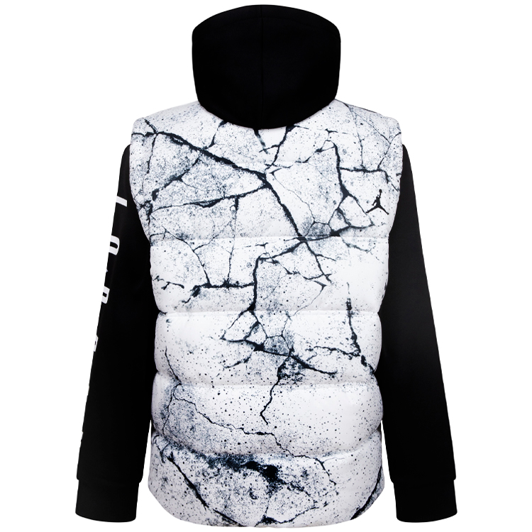 Scurta Nike JDB 2 FER JKT / Barbati / L / Negru-alb photo 4