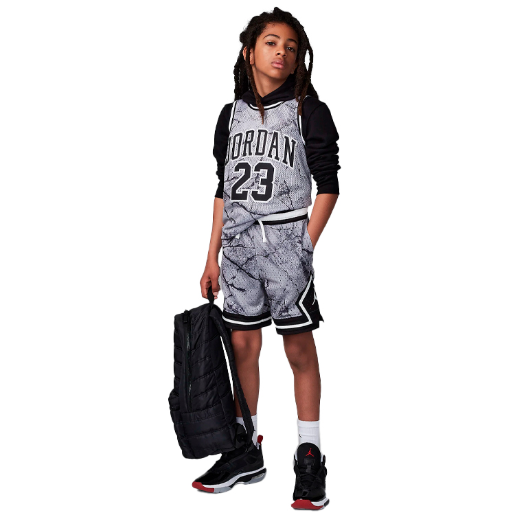 Sorti Nike JDB MJ AOP SPORT DIAMOND SHORT / Barbati / S / Gri photo 4