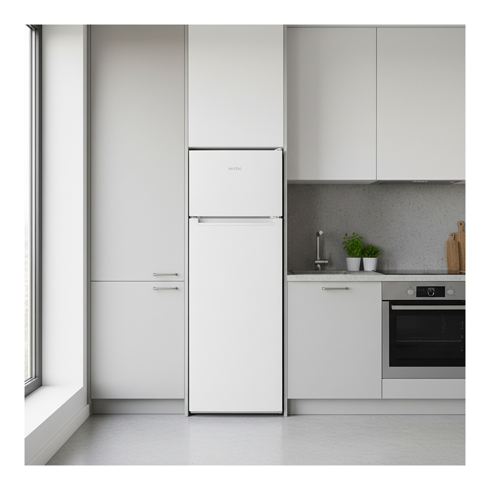 Frigider cu doua usi Arctic AD54240M30W / 223 l / 146.5 cm / F / Alb photo 7