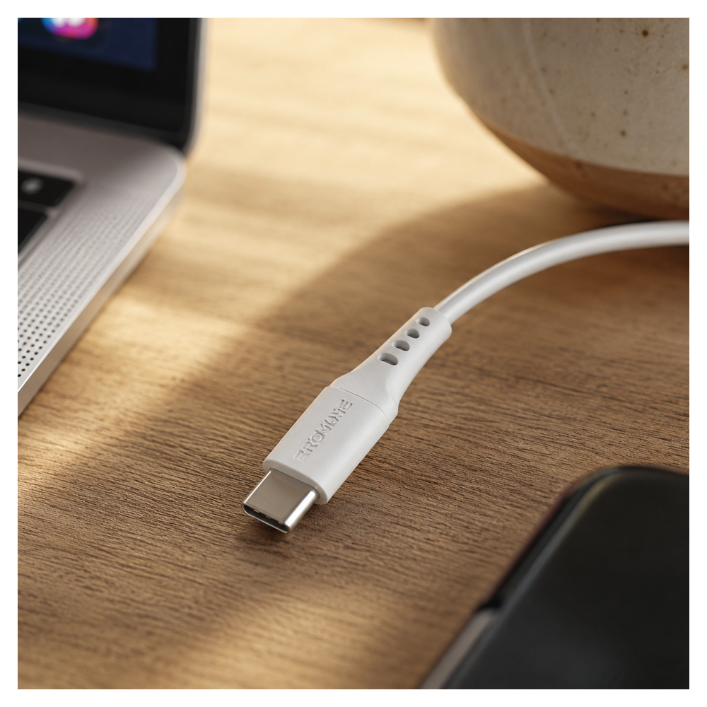 Кабель USB Type-C - USB Type-C Promate AISPOWERLINKCC120W 1.2 /1.2м /Белый photo 5