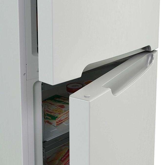 Холодильник с нижней морозильной камерой Candy CCRN 6200W, 370 л, 200 см, A, Белый
