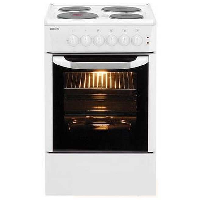 Электрическая плита Beko CSS56000W / 4 конфорок / Эмалированная photo 1 Электрическая плита Beko CSS56000W / 4 конфорок / Эмалированная photo 1