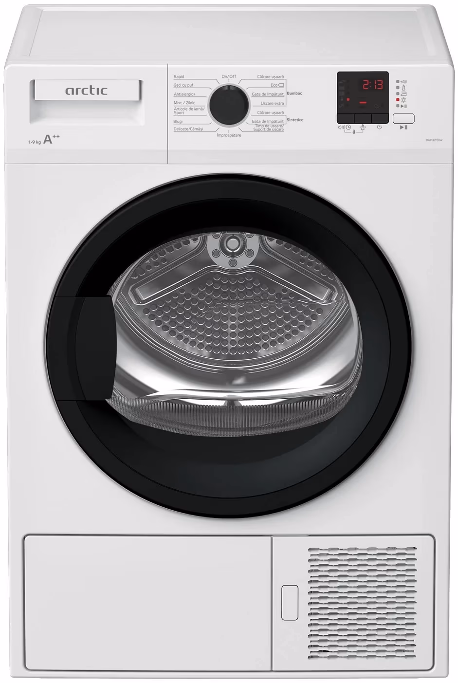 Masina de uscat rufe Arctic DAPLH930W, 9 kg, A++
