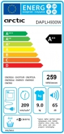 Masina de uscat rufe Arctic DAPLH930W, 9 kg, A++ thumbnav 5