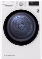 Masina de uscat rufe LG DC90V5V0W, 9 kg, A++