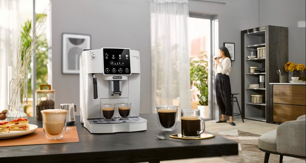 Aparat de cafea Espresso Delonghi ECAM220.20.W / 15 bar / Espresso photo 3